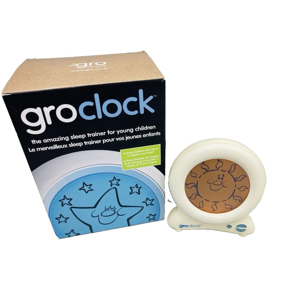 Tommee Tippee GroClock Sleep Trainer Clock & Night Light For Kids, Toddlers